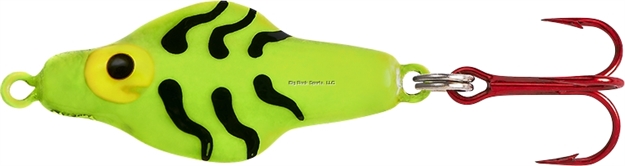 Picture of Lindy Rattl'n Flyer Spoon Chartreuse Tiger 1/8