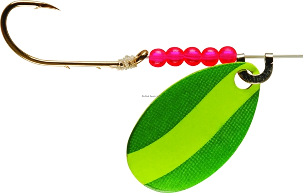 Picture of Little Joe Walleye Spinner Lime/Yellow 6/Strip Card