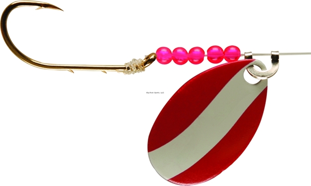 Picture of Little Joe Walleye Spinner Red/White 6/Strip Card