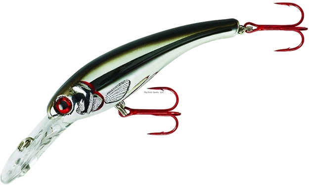 Picture of Lindy Wally Demon Crankbait, 3 1/8", 1/2 Oz, Silver/Black