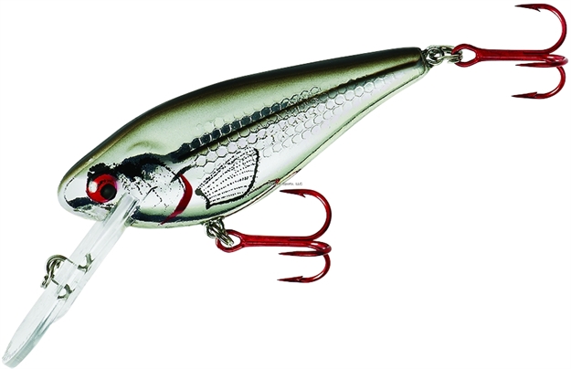 Picture of Lindy Wally Shad Crankbait, 2 1/2", 1/3 Oz, Silver/Black