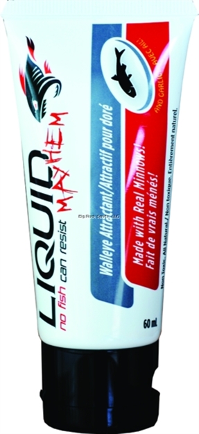 Picture of Liquid Mayhem Walleye Attractant Garlic Minnow, 60 Ml, 2 OZ Tube