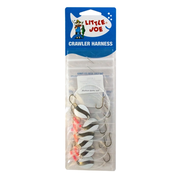 Picture of Little Joe Crawler Harness Wht/Chrm 6/Cd