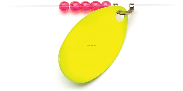 Picture of Little Joe Heart-Of-Steel Spinners, Hot Yellow, 1 Card