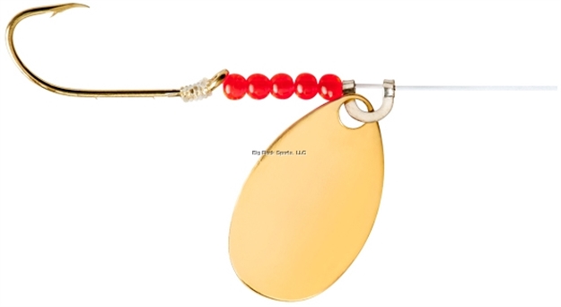 Picture of Little Joe Red Devil Spinner, #3 Indiana, Gold, #4 Hook