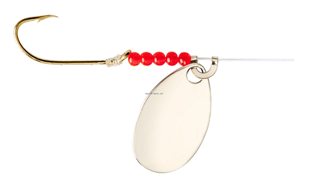 Picture of Little Joe Red Devil Spinner, #3 Indiana, Nickel, #4 Hook