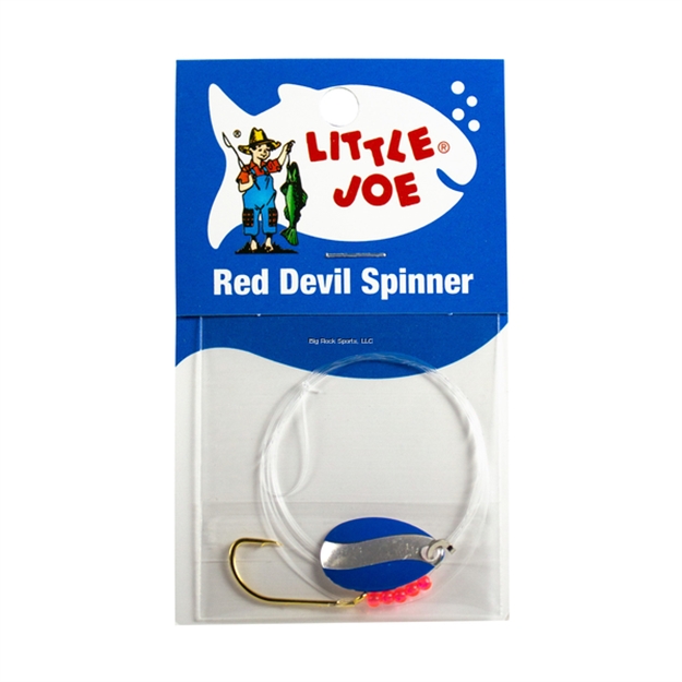 Picture of Little Joe Red Devil Spoon-#3 Ind Blu/Chrm