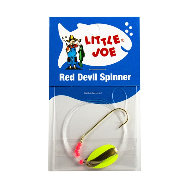 Picture of Little Joe Red Devil Spoon-#3 Ind Chrt/Gld Lr3111