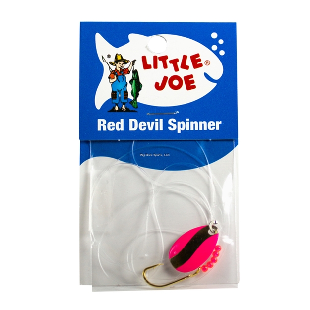 Picture of Little Joe Red Devil Spoon-#3 Ind Pnk/Gld