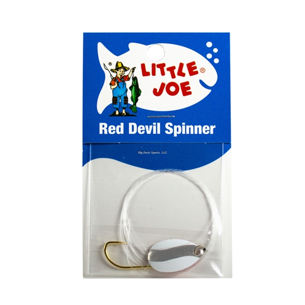 Picture of Little Joe Red Devil Spoon-#3 Ind Wht/Chrm Lr3105