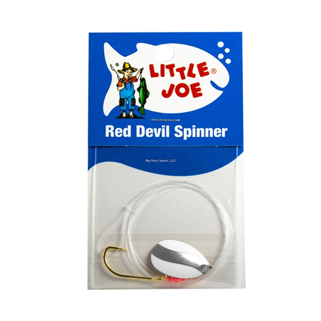 Picture of Little Joe Red Devil Spoon-#3 Ind Wht/Chrm Lr3109