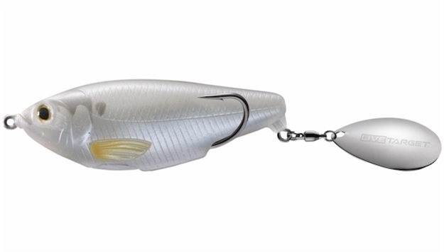 Picture of Live Target Lures Commotion Shad 3.5" Pearl Ghost