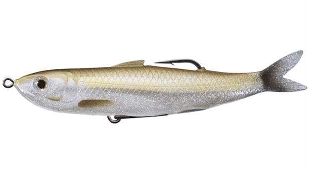 Picture of Live Target Lures Hollow Body Shiner 4.5" Amb/Slv