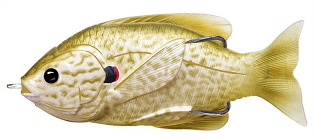 Picture of Live Target Lures Hollow Sunfish 3" Prl/Olv Pmknsd