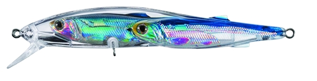 Picture of Livetarget Baitball Glass Minnow Jerkbait, 4 1/4", #4 Hooks, 1/2 Oz, Silver/Blue/Green, Suspend