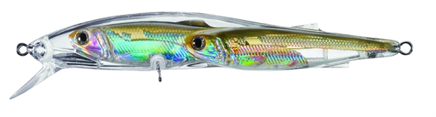 Picture of Livetarget Baitball Glass Minnow Jerkbait, 4 1/4", #4 Hooks, 1/2 Oz, Silver/Natural, Suspend