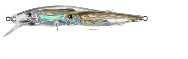 Picture of Livetarget Baitball Glass Minnow Jerkbait, 4 3/4", #2 Hooks, 5/8 Oz, Silver/Natural, Suspend