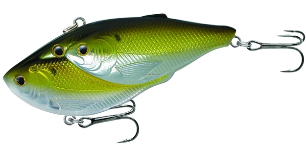 Picture of Livetarget Baitball Threadfin Shad Rattlebait Lipless Crankbait, 3 1/2", 1 5/16 Oz, Metallic Gold & Black, Sinking