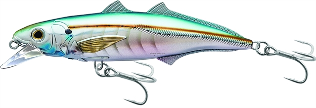 Picture of Livetarget Cigar Minnow Shallow Dive Crankbait, 2'-4', 4 1/2", 7/8 Oz, Pearl & Aqua, Floating