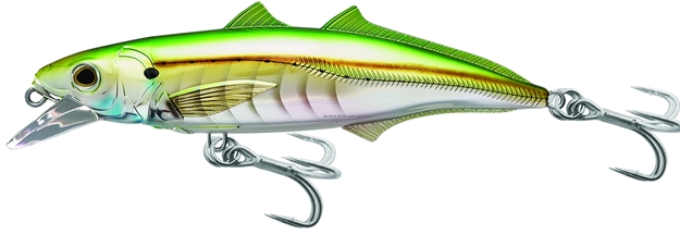 Picture of Livetarget Cigar Minnow Shallow Dive Crankbait, 2'-6', 6", 2 Oz, Pearl & Green, Floating