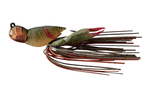 Picture of Livetarget Crawfish - Hollow Body Jig 1 1/2In 3/8 Oz, Brown/Red