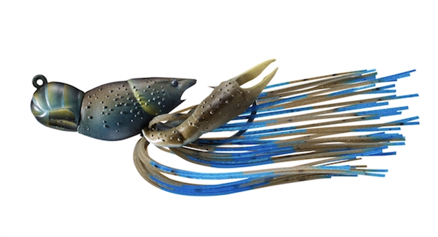 Picture of Livetarget Crawfish - Hollow Body Jig 1 1/2In 3/8 Oz, Mud/Blue
