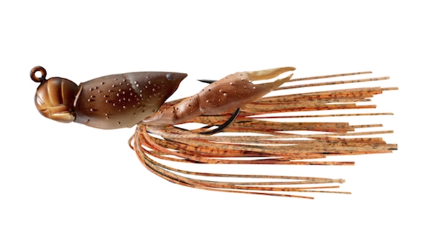 Picture of Livetarget Crawfish - Hollow Body Jig 1 1/2In 3/8 Oz, Natural/Brown