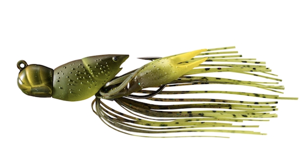 Picture of Livetarget Crawfish - Hollow Body Jig 1 3/4In 1/2 Oz, Green/Chartreuse
