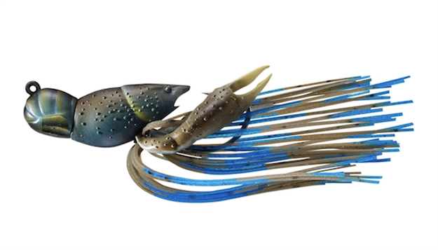 Picture of Livetarget Crawfish - Hollow Body Jig 1 3/4In 1/2 Oz, Mud/Blue