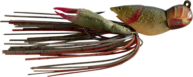 Picture of Livetarget Crawfish - Hollow Body Jig 2 IN 3/4 Oz, Brown/Red