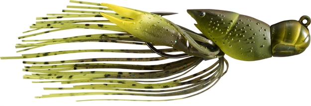 Picture of Livetarget Crawfish - Hollow Body Jig 2 IN 3/4 Oz, Green/Chartreuse