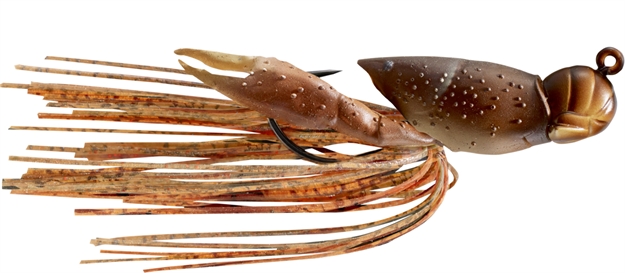Picture of Livetarget Crawfish - Hollow Body Jig 2 IN 3/4 Oz, Natural/Brown