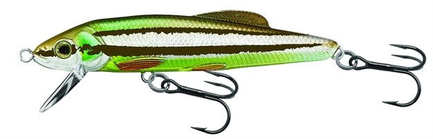 Picture of Livetarget Dace Shallow Dive Jerkbait, 2 1/2", 1/8 Oz, Natural & Green, Sinking