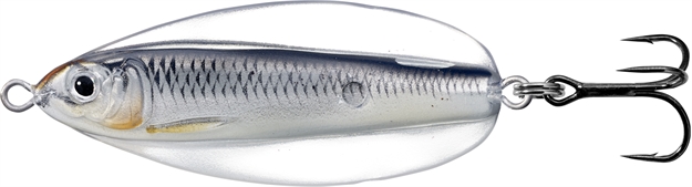 Picture of Livetarget Erratic Shiner- Casting Spoon, 2", 1/4Oz, Glow/Black