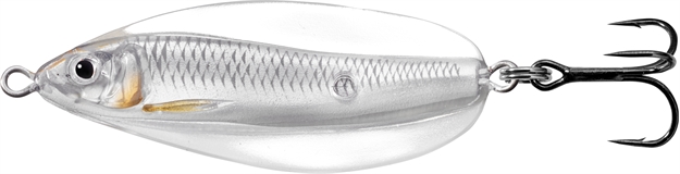 Picture of Livetarget Erratic Shiner- Casting Spoon, 2", 1/4Oz, Silver/Pearl