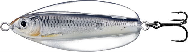 Picture of Livetarget Erratic Shiner- Casting Spoon, 2 3/4", 3/4Oz, Glow/Black