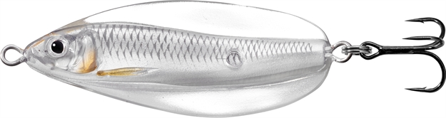 Picture of Livetarget Erratic Shiner- Casting Spoon, 2 3/4", 3/4Oz, Silver/Pearl
