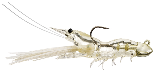 Picture of Livetarget Fleeing Shrimp Soft Plastic Jig 2 3/4 IN 1/4 Oz, Clear