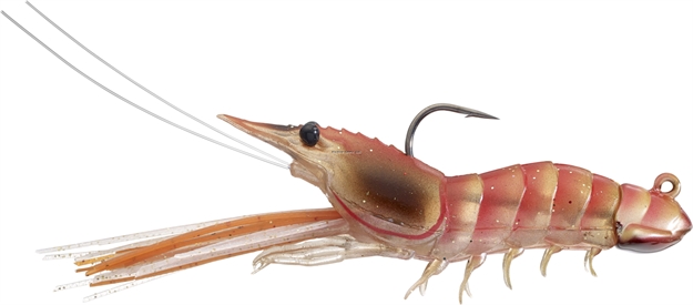 Picture of Livetarget Fleeing Shrimp Soft Plastic Jig 2 3/4 IN 1/4 Oz, Pink