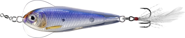 Picture of Livetarget Flutter Shad- Jigging Spoon, 2 1/2", 3/4Oz, Silver/Violet