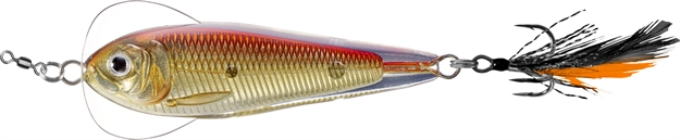 Picture of Livetarget Flutter Shad- Jigging Spoon, 2", 1/2Oz, Gold/Red