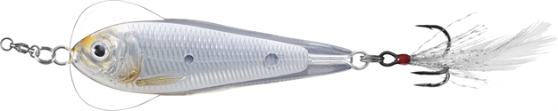 Picture of Livetarget Flutter Shad- Jigging Spoon, 2", 1/2Oz, Silver/Pearl