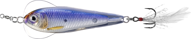 Picture of Livetarget Flutter Shad- Jigging Spoon, 2 5/8", 1Oz, Silver/Violet