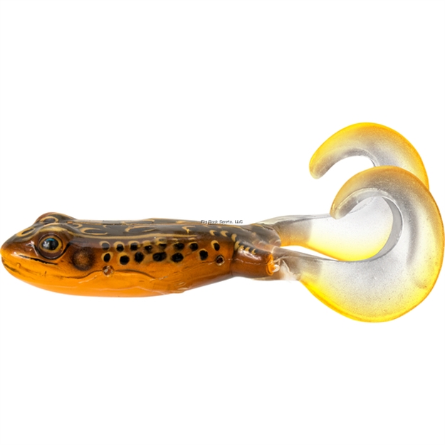 Picture of Livetarget Freestyle Frog Topwater Fire Tip Orange 3"