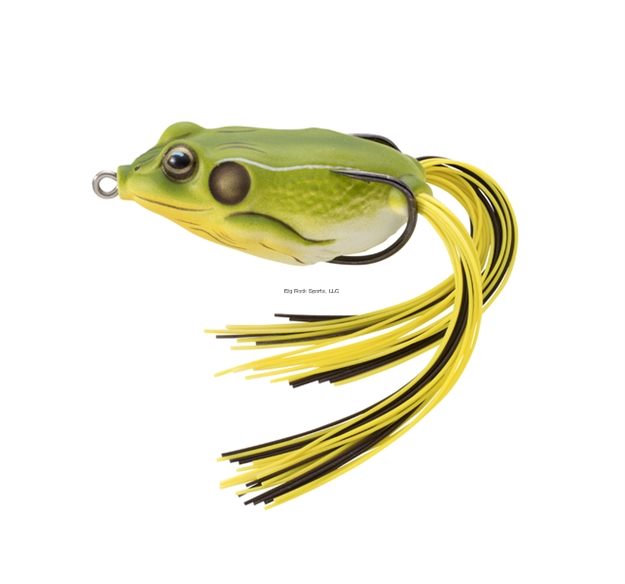 Picture of Livetarget Frog Hollow Body Topwater Lure, 1 3/4", #1 Hook, 1/4 Oz, Bright Green, Floating