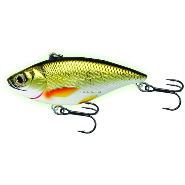 Picture of Livetarget Golden Shiner Lipless Rattlebait, 2 3/8", #8 Hook, 1/4 Oz, Glow/Gold, Sinking