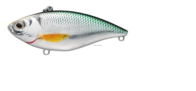 Picture of Livetarget Golden Shiner Lipless Rattlebait, 2 7/8", #6 Hook, 1/2 Oz, Silver/Green, Sinking