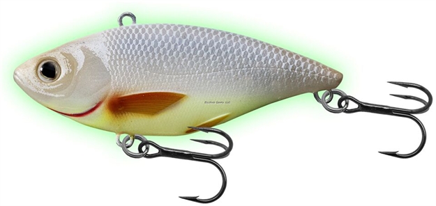 Picture of Livetarget Golden Shiner Lipless Rattlebait, 2", 1/4Oz, Glow/ White