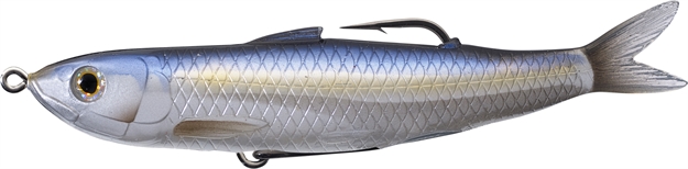 Picture of Livetarget Hollow Body Shiner Topwater Walking Lure, 5 3/8", 3/4 Oz,Metallic Blue Shiner