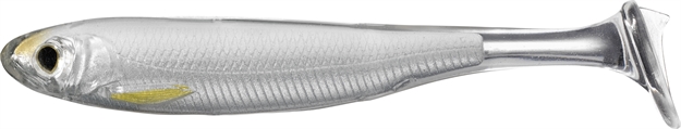 Picture of Livetarget Ict Slow-Roll Shiner - Paddletail, 4", Silver/Pearl